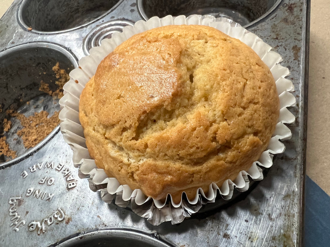 Sweet and filling Maple Syrup Walnut Muffins!