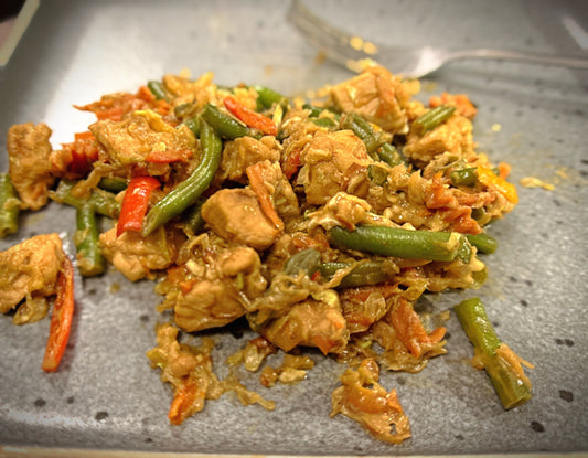 Maple Sunbutter Satay Chicken Stir-Fry